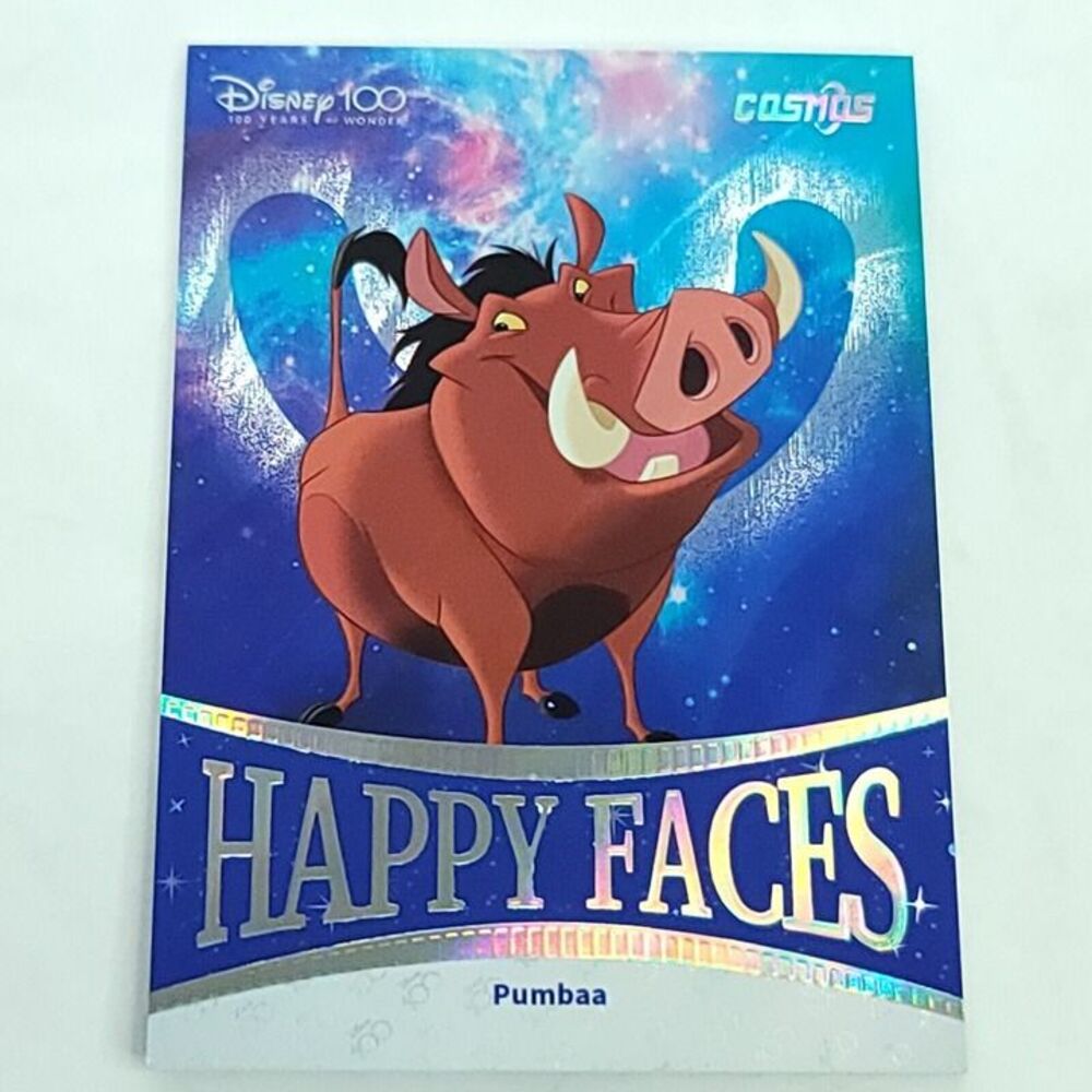 Pumbaa Lion King 2023 Kakawow Cosmos Disney 100 ALL-STAR Happy Faces 070/169
